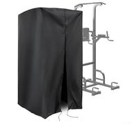 Power Tower - Cubierta para estación de inmersión, 210D Oxford para barra de dominadas, impermeable y a prueba de polvo, cubierta protectora con cremallera, color negro