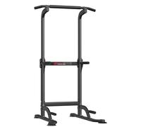 Power Tower Dip Station, Freestanding Pull Up Bar, Multifunctional Power Station, Strength Tower Training Machine, 165-210cm Height Adjustable, Freestanding