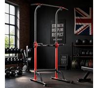 Power Tower Estación de Inmersión para Gimnasio en Casa, Barra de Dominadas Ajustable con Barras de Inmersión, Estación de Entrenamiento de Fuerza Resistente para Dominadas, Levantamientos