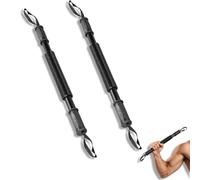 Power Twister Bar 2 Piezas Entrenador de Fuerza para la Parte Superior del Cuerpo con Agarre Antideslizante con Correas para la muñeca Fortalecedor de Ejercicio para el Pecho y el