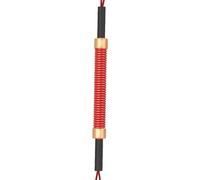 Power Twister Bar, expansor de Pecho de Alta Resistencia de 30-130 kg, ejercitador de Brazo de Doble Resorte, Barra de Entrenamiento de Fuerza en la Parte Superior del Cuerpo para Pecho, Hombro, Ante