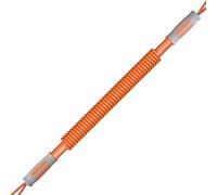 Power Twister Bar, expansor de pecho resistente con doble resorte, asas de goma para brazo, hombro, entrenamiento de pecho, incluye bolsa