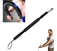 Power twister Barra Flexible para Entrenamiento con Resorte, Barra Musculación, Extensor Entrenamiento Pecho y Brazos a Casa o Gimnasio - Barra Flexible para Fortalecer,70KG