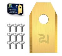 Power Werk® - 9PCS Cuchillas de repuesto para robot cortacésped - Compatible con Husqvarna/Gardena/Yard Force con tornillos - Cuchillas de repuesto universales