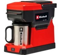 Einhell Cafetera con Batería TE-CF 18 Li-Solo Power X-Change (18 V, Recipiente de Agua de 240 ml, para Café de Filtro y Cápsulas, Asa de Transporte, Incluye Taza con Tapa, Sin Batería)