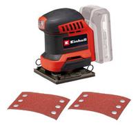 Power X-Change Lijadora orbital de mano a batería TE-OS 18/113 Li-Solo, 18 Voltios rojo/Negro