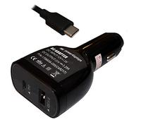 Power4Laptops Adaptador CC Cargador de Coche portátil Compatible con ASUS Chromebook C425