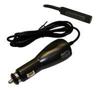 Power4Laptops Adaptador CC Cargador de Coche portátil Compatible con Microsoft Surface