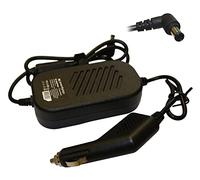 Power4Laptops Adaptador CC Cargador de Coche portátil Compatible con Sony Vaio SVE1713N9E