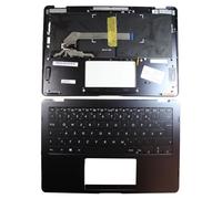 Power4Laptops Alemán con Estuche Negro Exterior Teclado de Repuesto para Ordenador portátil Compatible con ASUS ZenBook Flip UX370UA