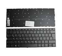 Power4Laptops Alemán Gris Teclado para Ordenador portátil Compatible con Lenovo PK132794C19