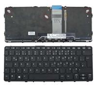 Power4Laptops Alemán Marco Negro Retroiluminada Negro Teclado para Ordenador portátil Compatible con HP 9Z.N9WBV.30G