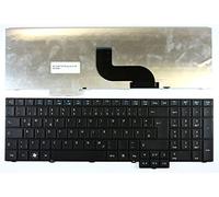 Power4Laptops Alemán Negro Teclado de Repuesto para Ordenador portátil Compatible con Acer Travelmate 5760-2313G32MNSK