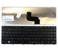 Power4Laptops Alemán Negro Teclado para Ordenador portátil Compatible con Acer PK1306R3A09