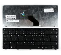 Power4Laptops Alemán Negro Teclado para Ordenador portátil Compatible con Acer V104630DK3