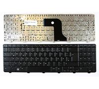 Power4Laptops Alemán Negro Teclado para Ordenador portátil Compatible con DELL 0R07R8