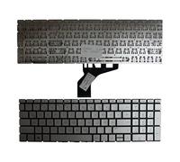 Power4Laptops Alemán Plata Teclado de Repuesto para Ordenador portátil Compatible con HP Home 15-da2391ne