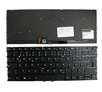 Power4Laptops Alemán Retroiluminada Negro Teclado de Repuesto para Ordenador portátil Compatible con Lenovo Yoga 9 14ITL5
