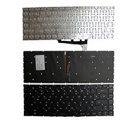 Power4Laptops Alemán Retroiluminada Negro Teclado de Repuesto para Ordenador portátil Compatible con MSI Gaming GS65 8RF Stealth Thin