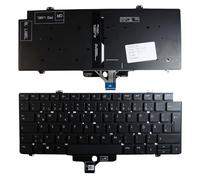 Power4Laptops Alemán Retroiluminada Negro Teclado de Repuesto para Ordenador portátil Compatible con DELL Latitude 5420 Rugged
