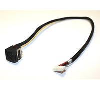 Power4Laptops Conector de alimentación portátil con Cable Compatible con DELL Latitude E6400 ATG