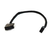 Power4Laptops Conector de alimentación portátil con Cable Compatible con HP Home 15-r252ur