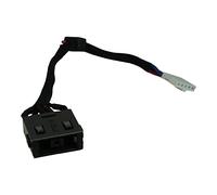 Power4Laptops Conector de alimentación portátil con Cable Compatible con Lenovo Ideapad B50-45