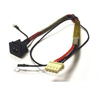 Power4Laptops Conector de alimentación portátil con Cable Compatible con Toshiba Satellite P300-0C6