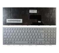 Power4Laptops Francés Marco White White Teclado de Repuesto para Ordenador portátil Compatible con Sony Vaio VPCEH1M8E/B