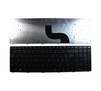 Power4Laptops Francés Negro Teclado de Repuesto para Ordenador portátil Compatible con Gateway NE56R27U