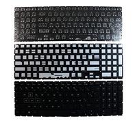 Power4Laptops Francés Retroiluminada Negro Teclado de Repuesto para Ordenador portátil Compatible con HP Omen 15-dc0051nf