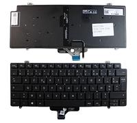 Power4Laptops Francés Retroiluminada Negro Teclado de Repuesto para Ordenador portátil Compatible con DELL Latitude 5420 Rugged