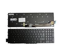 Power4Laptops Francés Retroiluminada Negro Teclado para Ordenador portátil Compatible con DELL 0KN4-0H4FR13