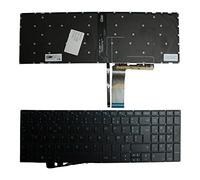 Power4Laptops Francés Retroiluminada Negro Teclado para Ordenador portátil Compatible con Lenovo SG-86470-2FA