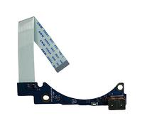 Power4Laptops Placa USB de Repuesto para computadora portátil Compatible con HP Omen 15-dc0028ns