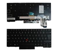 Power4Laptops Reino Unido con Pointer Marco Negro Negro Teclado para Ordenador portátil Compatible con Lenovo 01YP348