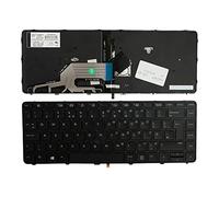 Power4Laptops Reino Unido con Pointer Marco Negro Retroiluminada Negro Windows 8 Teclado de Repuesto para Ordenador portátil Compatible con HP Probook 440 G4