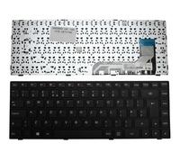 Power4Laptops Reino Unido Marco Negro Negro Teclado para Ordenador portátil Compatible con Lenovo 9Z.NCMSN.00U