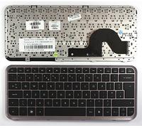 Power4Laptops Reino Unido Marco Plata Negro Teclado para Ordenador portátil Compatible con HP MH-600266-031