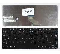 Power4Laptops Reino Unido Negro Brillante Teclado de Repuesto para Ordenador portátil Compatible con Acer Aspire Timeline 4810T