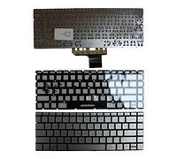 Power4Laptops Reino Unido Plata Teclado de Repuesto para Ordenador portátil Compatible con HP Pavilion 13-an1031ur