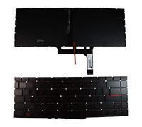 Power4Laptops Reino Unido Retroiluminada Negro Teclado de Repuesto para Ordenador portátil Compatible con MSI Gaming GF63 8RC