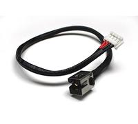 Power4Laptops Versión 1 (por Favor, consulte la Imagen) Conector de alimentación portátil con Cable Compatible con Toshiba Satellite C855-21P