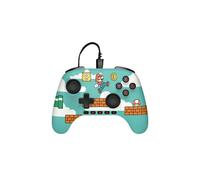 Mando con cable PowerA Advantage para Nintendo Switch 2 - La hora de Mario, con licencia oficial, efecto Hall, botones asignables, mando pro, Botón C, controles de audio integrados