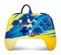 Mando con cable mejorado PowerA para Nintendo Switch - Sonic-Boost, mando, mando para videojuegos, mando con cable, con licencia oficial