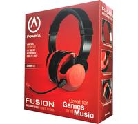 Powera fusion auriculares alámbrico diadema juego negro, rojo
