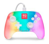 Mando por cable Advantage (blanco) con tecnología Lumectra para Nintendo Switch 2