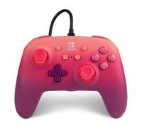 PowerA Mando con cable mejorado PowerA para Nintendo Switch, Fantasía fucsia