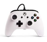 PowerA - Mando con cable para Xbox One, One S, One X y Windows 10, licencia oficial de Microsoft, color blanco