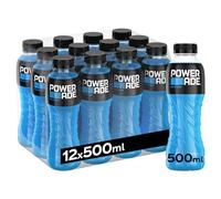 Powerade Ice Storm, Bebida Isotonica, Sin Gluten y Refrescante - Pack de 12 Botellas de 500ml